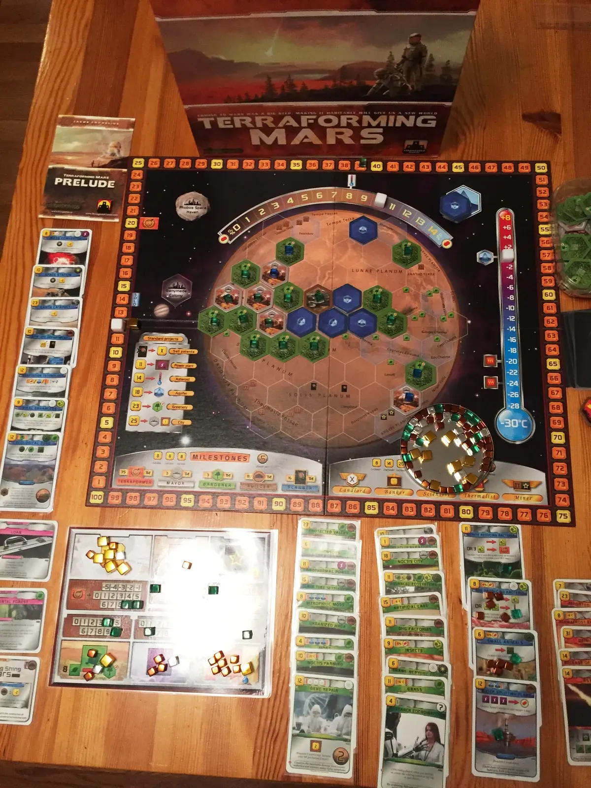 Terraforming Mars Board Game Review (2026) — world and Mars map